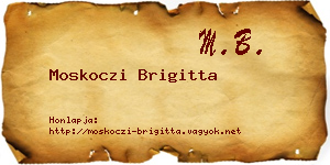 Moskoczi Brigitta névjegykártya